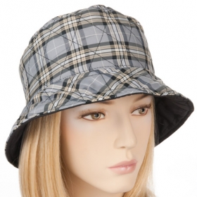 Hut f�r Damen Cloche beidseitig tragbare H�te wasserabweisende Damenh�te - Der wetterfeste Hut f�r Damen wird aus einem wasser- und windabweisenden textilen Material hergestel...