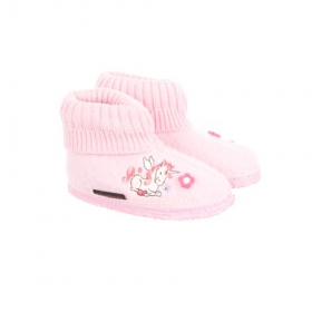 Kinderpantoffel f�r M�dchen Sirnitz by Giesswein mit Einhorn Motiv aus nat�rlicher Wolle  - Absolut schick und vor allem bei kleinen M�dchen beliebt ist dieser vertr�umte Kinderpantoffel von G...