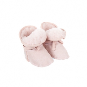 Kinderpantoffeln f�r Babys in echtem Natur Lammfell - 