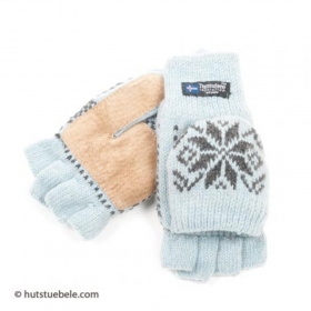 Klapp Handschuh f�r Damen mit Thinsulate Innenfutter - �u�erst praktisch und sehr robust zeigen sich die Klapphandschuhe mit dem traditionellen winterliche...