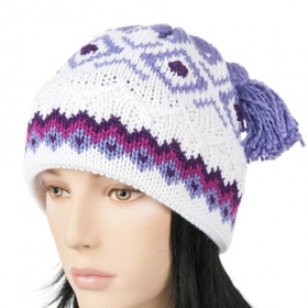 Knitted cap made in Italy - The Italian version of knitted caps! A sporty appearance and a beautiful pattern � that�s the new kn...