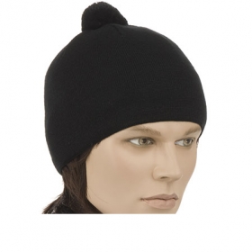 Knitted cap with pompom - Simple yet warm � perfect for wintersport! This product by Hutter is especially popular with athlete...