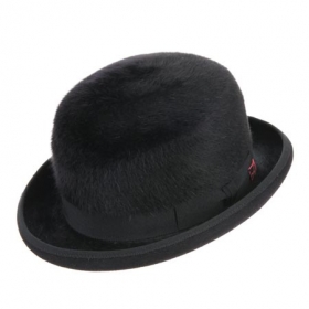 Melone Hut aus Haarfilz by Mayser  - Echte Eleganz in einem besonderen Look strahlt diese Melone von MAYSER aus. Gefertigt aus einem nat�...