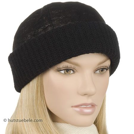 Modern warm cap with lining for him and her