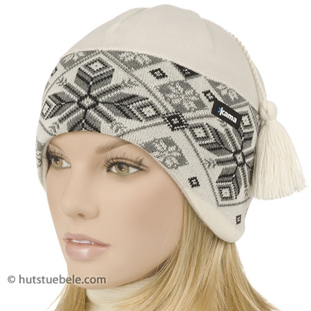 M�tze aus Fleece im nordischen Stil
