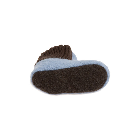 Babypantoffeln mit Giraffen-Applikation von Kitz-Pichler