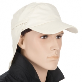 Peaked cap with neck protection - 