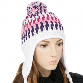 Peruvianische M�tze in trendigen Farben - Die frische Farbigkeit dieser tollen Strickm�tze im klassischen Perustil l�sst den Fr�hling schon fa...