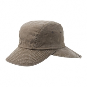 Schildm�tze by Tesi Basecap mit Nackenschutz Safarim�tze aus nat�rlichem Material - Gut verarbeitete Schildm�tze in hervorragender Qualit�t. Das Besondere daran ist der Nackenschutz, d...