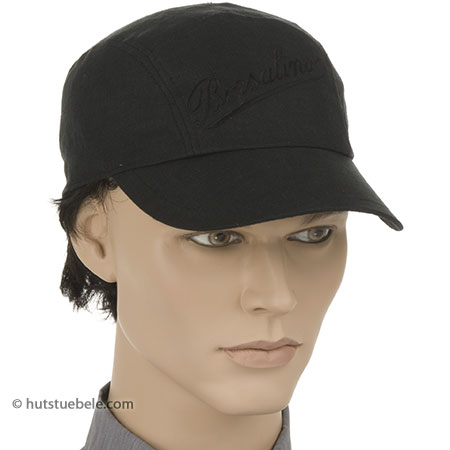 Schildm�tze von Borsalino aus reinem Leinen
