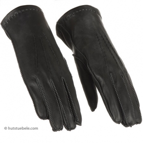 Sporty leather gloves with lining for women - Sporty leather gloves for woman. Warm and very trendy. Available in small size (S) and in medium siz...