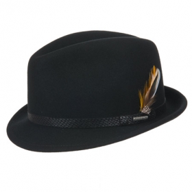 Stetson hat with a narrow brim - 