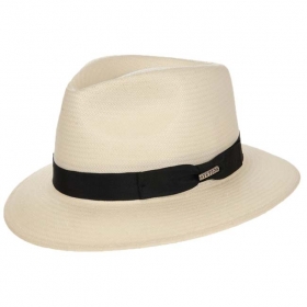 Strohhut Aripeka Toyo by Stetson Naturstroh H�te mit mittelbreiter Krempe als idealer Sonnenschutz - Mit diesem modischen Strohhut kommt jeder gut durch den Sommer. Das verwendete Material Viskose ist ...