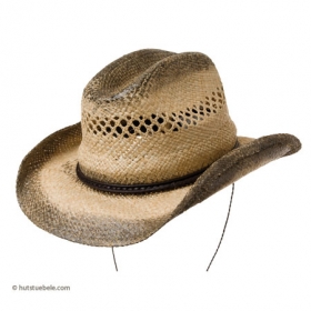 Strohhut Cowboyhut by Hutter sportlicher Hut im Westernlook mit Lederband - Es gibt ihn noch, den formsch�nen und attraktiven Strohhut im Cowboy Look! Der beste Beweis daf�r is...