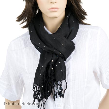 Glamour�ser Schal mit Pailetten