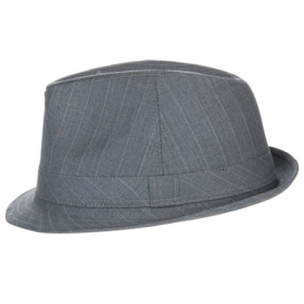 Trilby with subtle stripes - 