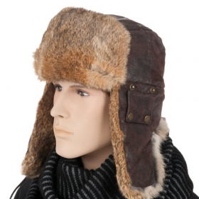 aviator hat in genuine leather by STETSON - 