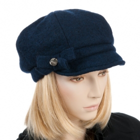 balloon hat in milled wool - 