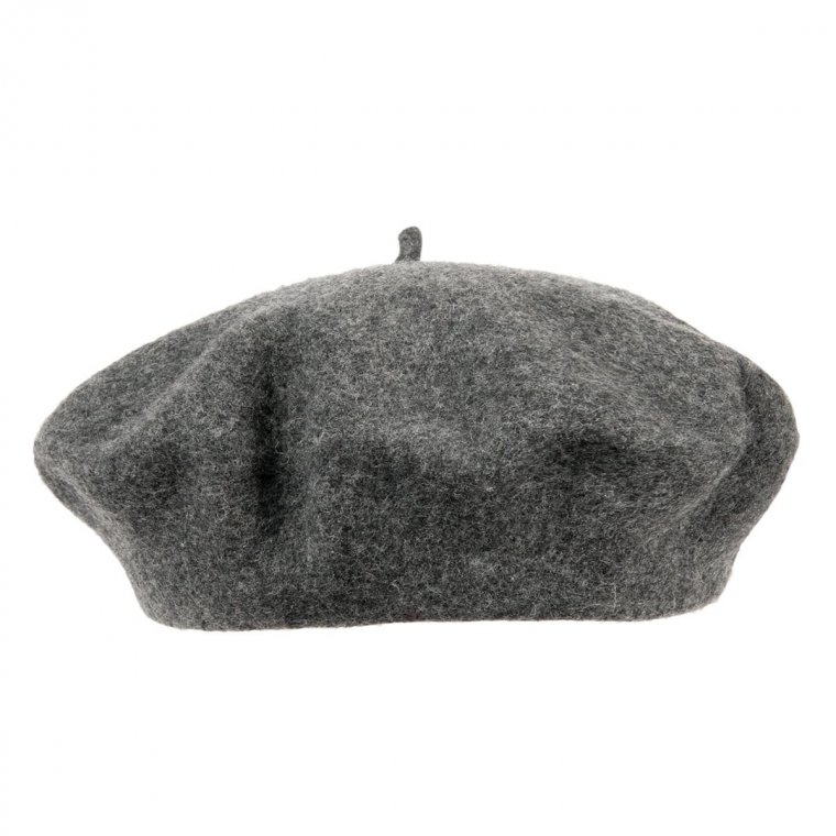 Attractive beret in 100% milled wool