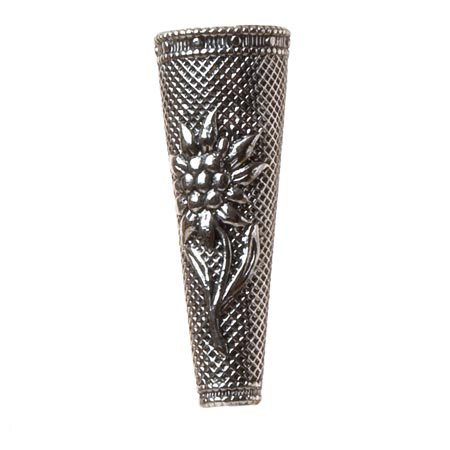 Case for feathers with edelweiss application