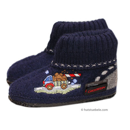 Funny children's slippers from Giesswein, model Rauris
