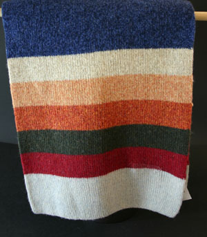 Trendy scarf in wool quality