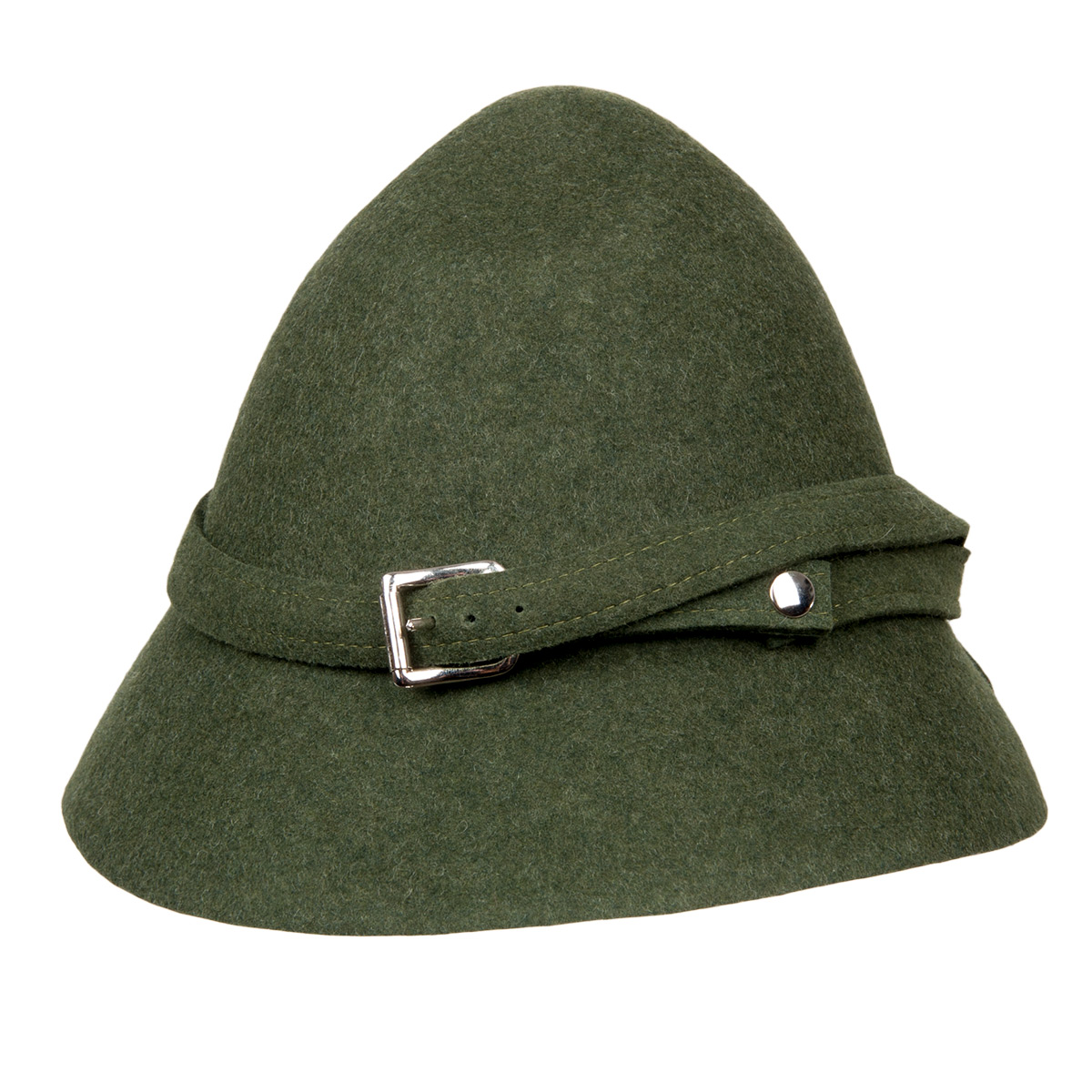 Crashable tyrolean hat without brim in wool felt by HUTTER