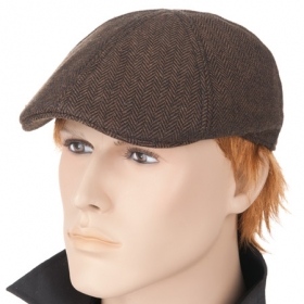 flat cap with a stylish pattern - 