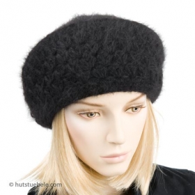 handmade angora cap - 