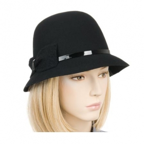 hat for women with lack garnish - 
