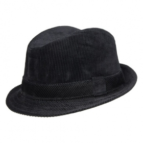 hat in modern trilby form in cord design by BUGATTI - 