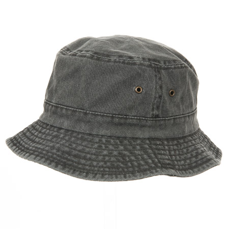 hat with small brim - used look