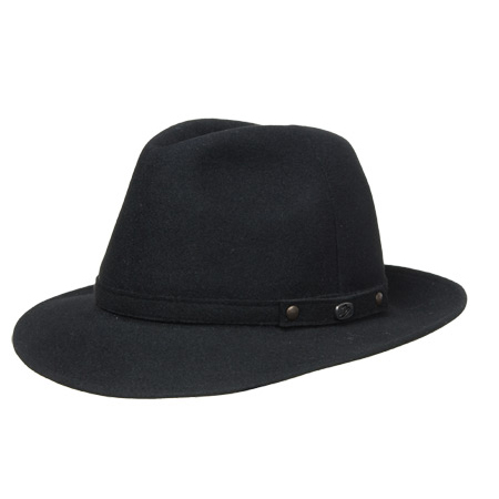 Hat in simple design by Borsalino