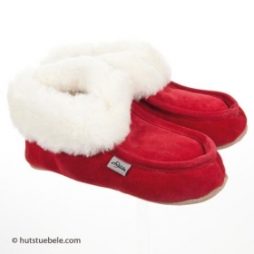 high sheepskin slippers - 