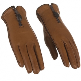leather gloves for women with cashmere lining - 