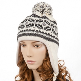 peruvian cap with fleece lining - 