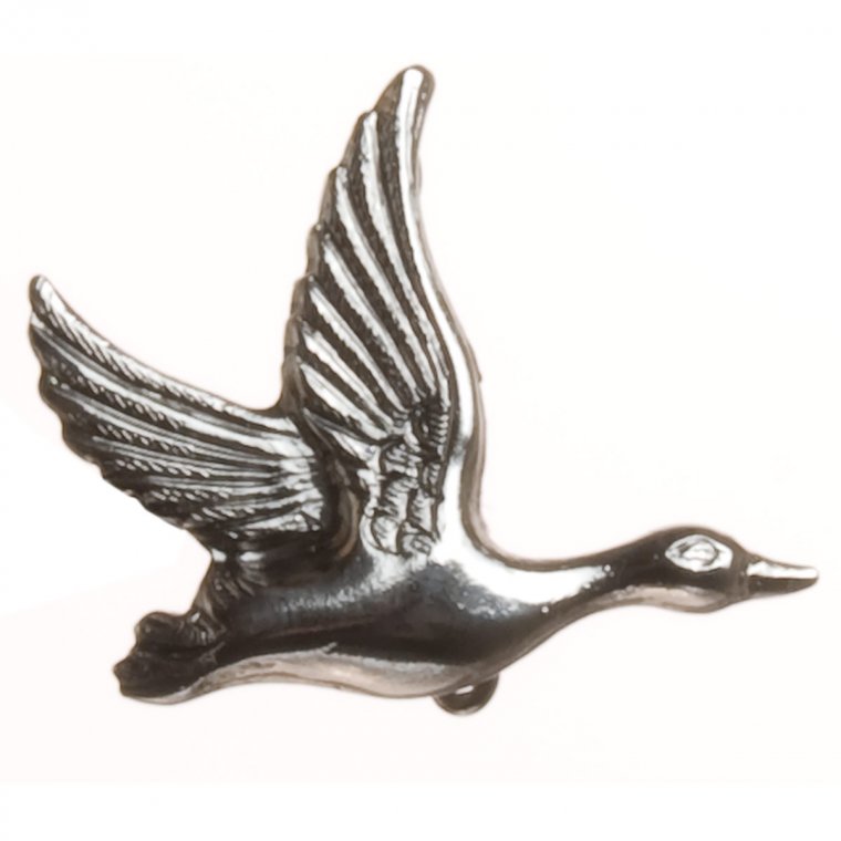 Pin for hats and coats motive duck