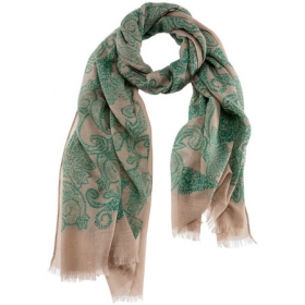 scarf Passigatti with fringes  - 