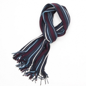 scarf with stripe design - 