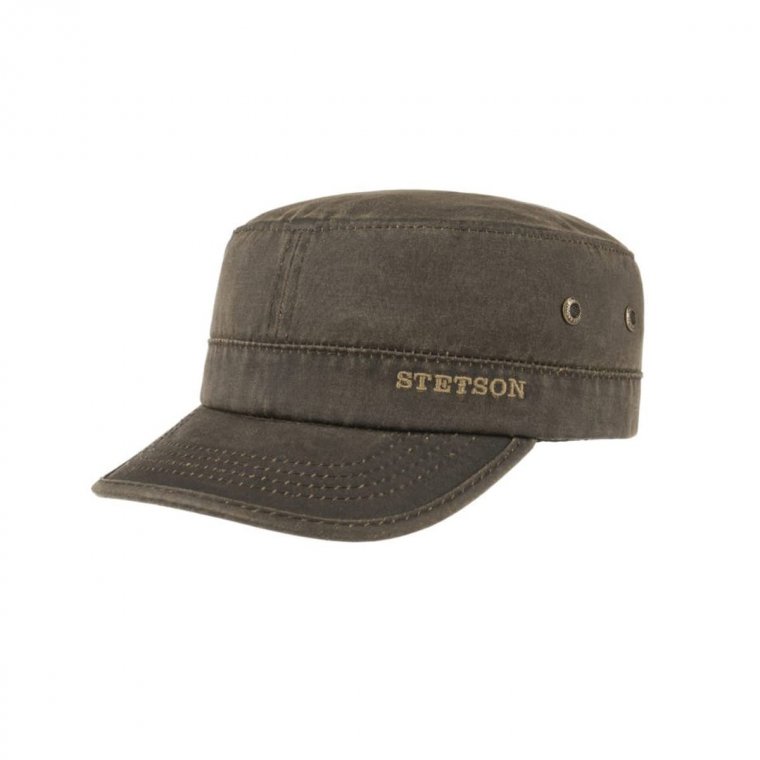 Basecap in washed-leather look - STETSON
