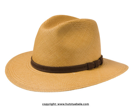 Panama hat with large brim by HUTTER