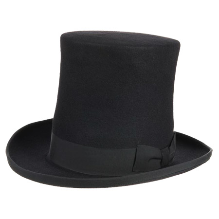 stove pipe hat in furfelt