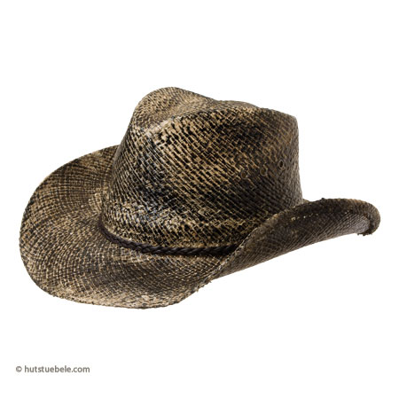 Straw hat western style by HUTTER