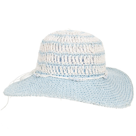 Foldable woman�s hat out of bast