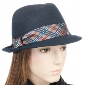 trilby with ribbon garnish - 