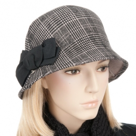 womens hat with bow - 
