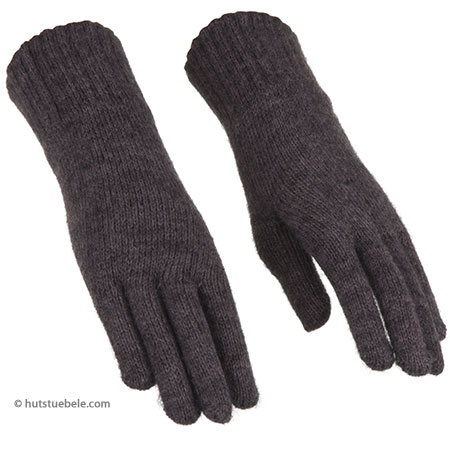 Fine knitted gloves for women