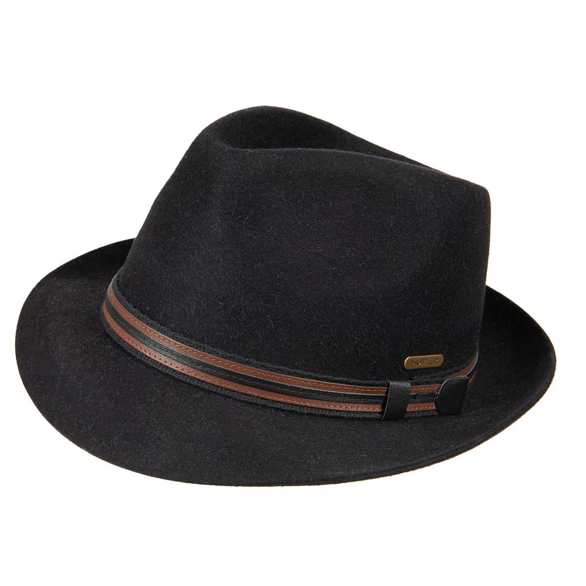 Hats for men Trilby Leopold by Hutter fur felt hats with a narrow - Main Image