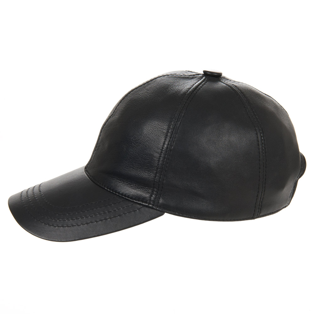 leder basecap herren