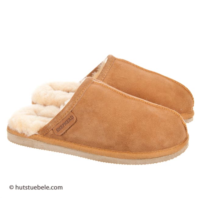 Hutstübele Shepherd Lammfell Hausschuhe Damen Hohe Lammfell